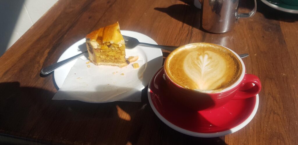 Coffee & Cake in Westport, NZ